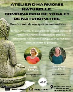 ATELIER YOGA NATURO -systeme immu- albi