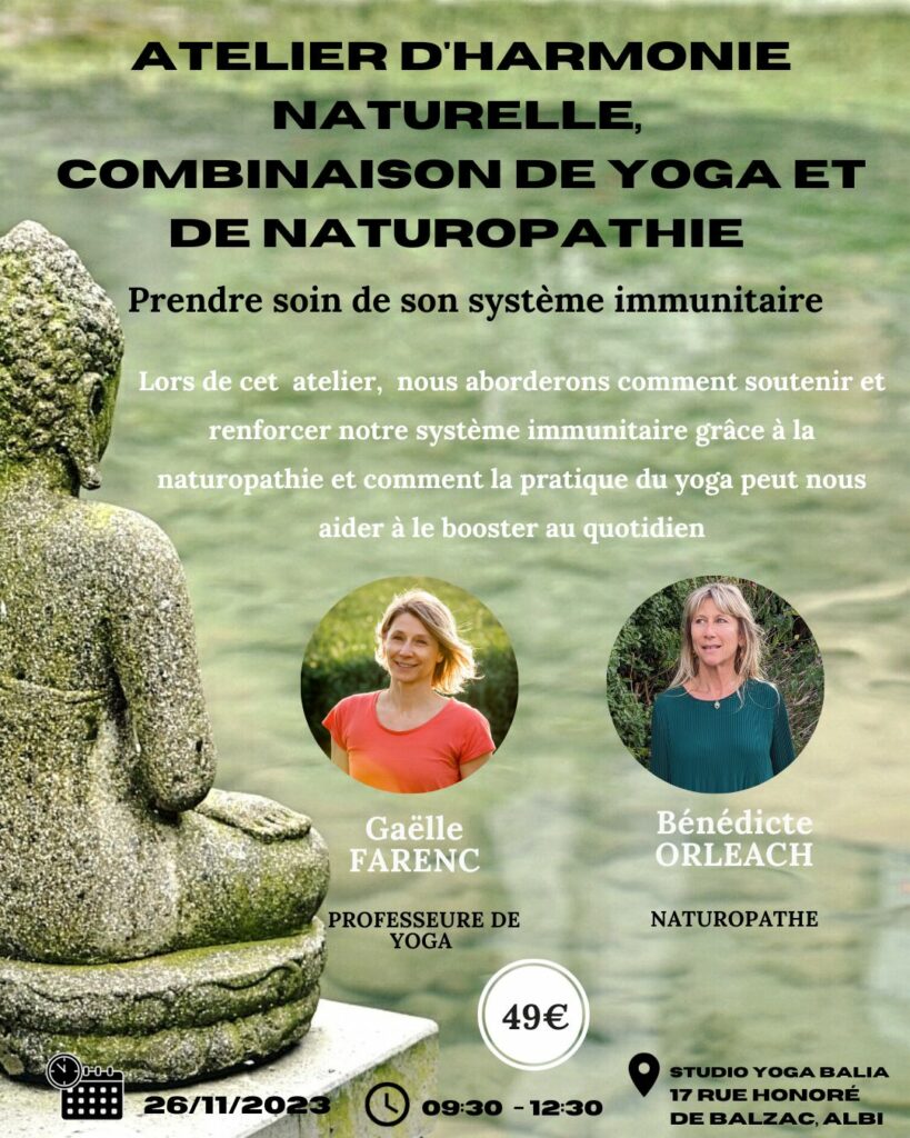ATELIER YOGA NATURO -systeme immu- albi